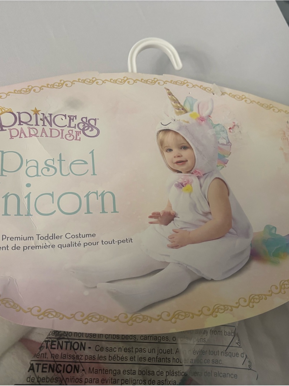 Princess Paradise Pastel Unicorn Toddler Costume (Size 6-12M)